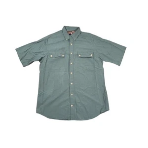 Camisa Duluth Trading Co. Manga Corta con Botones Bolsillos Utilitarios Verano - Imagen 1 de 9