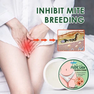 Pubic Lice Scabies Cream Antibacterial Lice Removal Personal Care Ointment 10g - Imagen 1 de 8