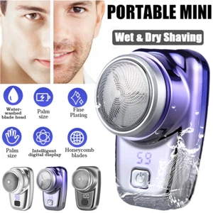 2025 LCD Portable Electric Razor for Men USB Recharge Shaver Beard Trimmer KS032 - Picture 1 of 13