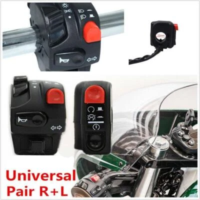 2X 12V 7/8''22mm Motorcycle ATV Bike Handbar Hand Bar Control Switch Right/Left - Imagem 1 de 4