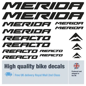 Calcomanías de bicicleta Merida Reacto con protección de bicicleta gratis (paquete de 30) envío gratuito - Imagen 1 de 4