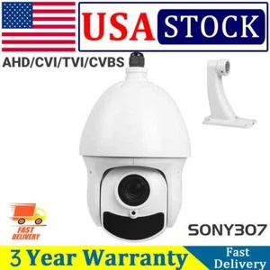 1080P SONY307 PTZ Dome 36X Zoom Outdoor Security Camera 4-in-1 AHD/CVI/TVI/CVBS - Picture 1 of 11