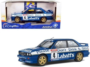BMW M3 E30 #4 BTCC 1991 TIM HARVEY SOLIDO S1801512 1:18 COCHE METÁLICO BRITÁNICO - Imagen 1 de 5