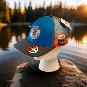 Trucker Cap Boco Gear Run 4P Tech Trucker Peytons Wild And Wacky Snap Back - Picture 1 of 19