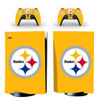 Pittsburgh Steelers Ps5 Skin Sticker Decal Vinyl American Football Cons+2Contr