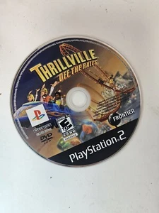 thrillville off the rails ps2 disc only HEAVILY SCRATCHED - Picture 1 of 2