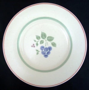 Plato de ensalada Pfaltzgraff EE. UU. Garden Grove uvas de 8 pulgadas - Imagen 1 de 1