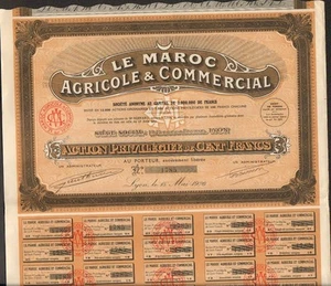 LE MAROC AGRICOLE & COMMERCIALE (LYON) (O) - Picture 1 of 1