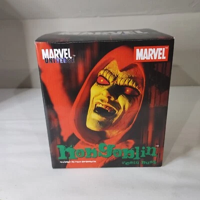 Estatua busto de resina Hobgoblin Universo Marvel 2003 Diamond Select LE #191/5000 Foto 1 de 3