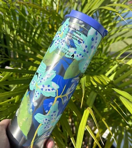 Starbucks Floral Stainless Steel Tumbler Vacuum Insulated Hot Cup 16oz New 2021 - Picture 1 of 12