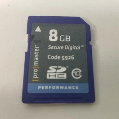 ProMaster 8 GB SD Camera Memory Cards SDHC Class 10 - Image 1 of 4