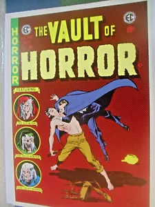 Vault of Horror #40 Poster EC Comics Vampir 13""x9-1/2"" Wandkunst Terror Angst - Bild 1 von 2