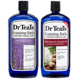Dr. Teal's Foaming Bath Variety Gift Set (2 Pack, 34oz Ea.) - Soothe & Sleep ... - Picture 1 of 5