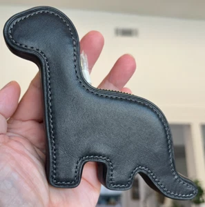 Coach Rexy Dino Leather Bag Charm Coin Purse Brass Collector's Item NWT CBR56 - Picture 1 of 8