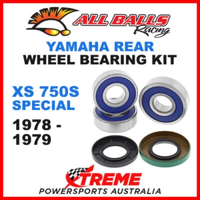 Kit de rolamento de roda traseira All Balls 25-1264 Yamaha XS750S Special 1978-1979 - Imagem 1 de 2