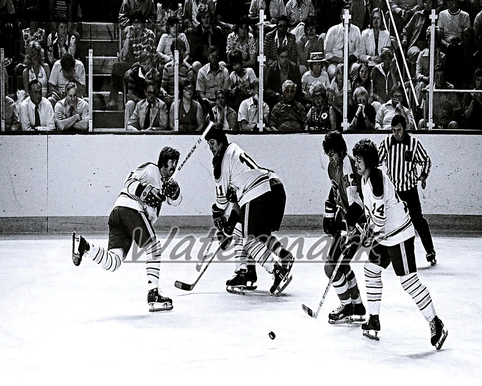 Foto 8 X 10 Buffalo Sabres The French Connection Line Perreault Martin Robert Foto 1 de 1