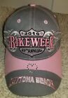 2010 65Th Annual Daytona Beach Bikeweek Beach Club Women's Gray/Pink Cap  Hat