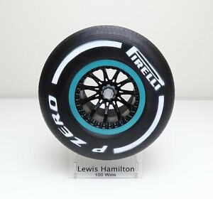 1/6th Lewis Hamilton 100 Wins Pirelli Celebration Award 2021 Display
