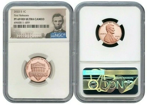 2022 S LINCOLN CENT 1C NGC PF69 RD ULTRA CAMEO FIRST RELEASES R6 Cover