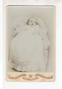 CABINET CARD – CHILD – RICHMOND VIRGINIA PHOTOGRAPHER - Picture 1 of 2
