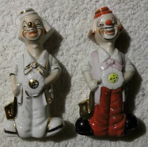 2 Clownfiguren aus Porzellan - Bild 1 von 6