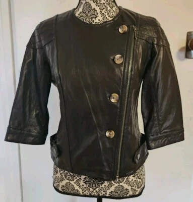 Chaqueta de cuero para mujer EMU Australia talla S nueva sin etiquetas Foto 1 de 4