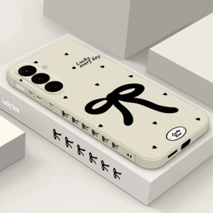 TPU Bowknot Etui na telefon do Samsung S25 Ultra S24 S23 S22 A16 A56 Wzorzyste etui - Zdjęcie 1 z 17