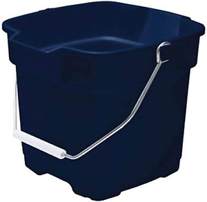 Square Bucket 15-Qt Sturdy Pail Buckets Organizer Cleaning Supplies Projects 