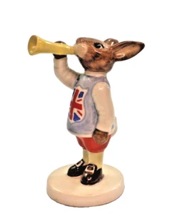 Scarce Royal Doulton Bunnykins Harry the Herald DB95 1990 2nd Version - Picture 1 of 6