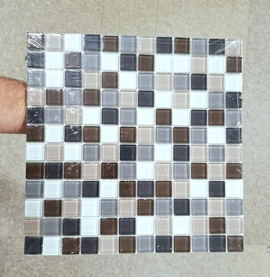 ELIDA Glass Mosaic Tile Sheet 12"x 12" FREE SHIPPING - Image 1 of 4