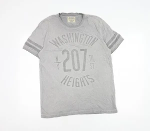 Burton Menswear Men's Grey Graphic T-Shirt, Size M - Picture 1 of 12