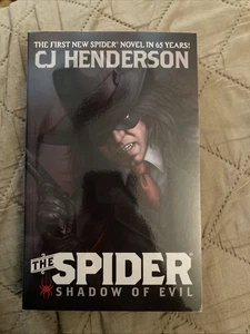 Pulp Crime Vintage Pb, Spider : The Shadow Evil by Henderson, Moonstone 2012, NF - Imagen 1 de 6