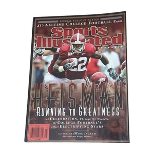 Sports Illustrated Magazine Heisman Running to Greatness Poster Mark Ingram New - Imagen 1 de 2