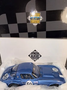 1:18 Exoto Racing Legends 1963 Corvette Grand Sport #50 Blue Coupe Diecast NIB - Picture 1 of 7