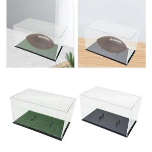 Football Display Case Football Storage Box Multipurpose Acrylic Display Case for - Picture 1 of 13