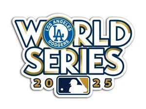 Calcomanías adhesivas de béisbol de los Dodgers de Los Ángeles Serie Mundial MLB 2025 - Imagen 1 de 10