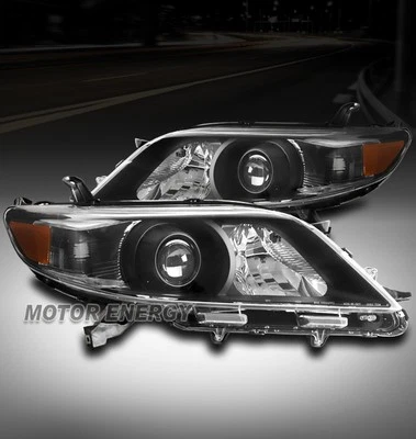 PARA FURGONETA TOYOTA SIENNA 11-17 PROYECTOR FAROS FAROS NEGRO IZQUIERDA+DERECHA PAR Foto 1 de 4