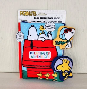 Peanuts Baby Deluxe Libro Morbido Snoopy Woodstock Sognare Avventura Nuovo - Foto 1 di 8