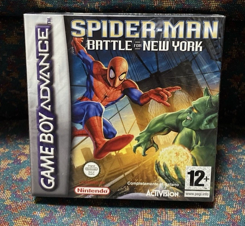 *NUEVO SELLADO* Spiderman Battle for New York Game Boy Advance Marvel Italiano Foto 1 de 4