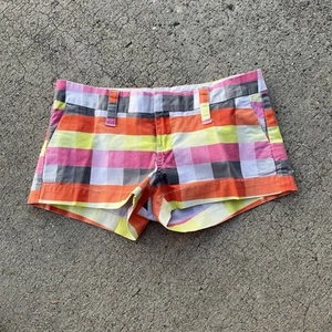 Pantalones Cortos Hurley Patinador de Playa a Cuadros Y2K Talla 1 - Imagen 1 de 5