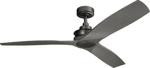 Kichler 300356 Ried 56" 3 Blade Indoor / Outdoor Ceiling Fan - Anvil Iron - Picture 1 of 12