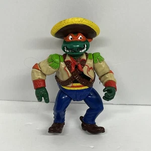Bandito Bashin Mike Michelangelo 1992 Playmates de colección TMNT - Imagen 1 de 7