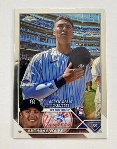 2023 Topps Chrome Update #USC35 Anthony Volpe Rookie Debut - Picture 1 of 2