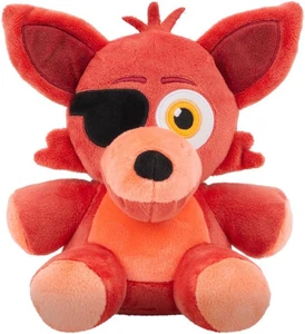 Five Nights at Freddy’s Classic Foxy 8-Inch Plush Soft and Glow-in-The-Dark Eyes - Picture 1 of 5