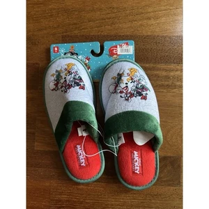 Mickey & Friends Weihnachten Hausschuhe Kinder Unisex Größe Small 5/6 Unisex Disney NEU - Bild 1 von 3