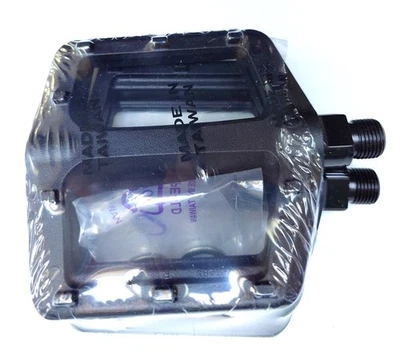 Pair of basic MTB pedals (9/16") - Black - New- shrink wrapped - Image 1 of 2