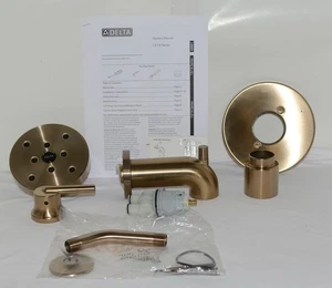 Delta T14459CZ Trinsic Monitor Serie 14 Bañera Ducha Borde Champagne Bronce - Imagen 1 de 8