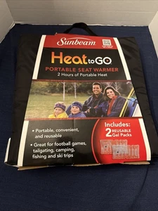Sunbeam Seat Warmer Portable Heat to Go Stadium Seat NEW NIP - Picture 1 of 7