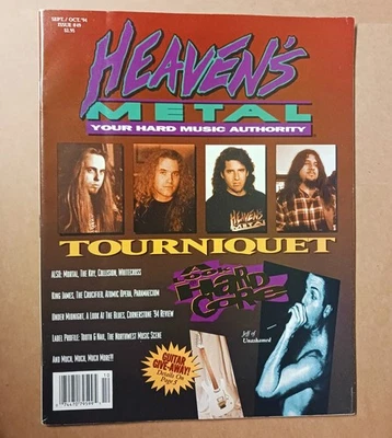 Heaven's Metal Magazine #49 Tourniquet Whitecross Lovewar King James Mortal - Image 1 of 3