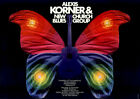 Alexis Korner & New Church ORIGINAL A1 Konzertplakat 1968 GEROLLT Art: Matthies